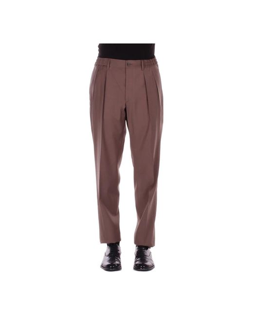Tagliatore Red Suit Trousers for men