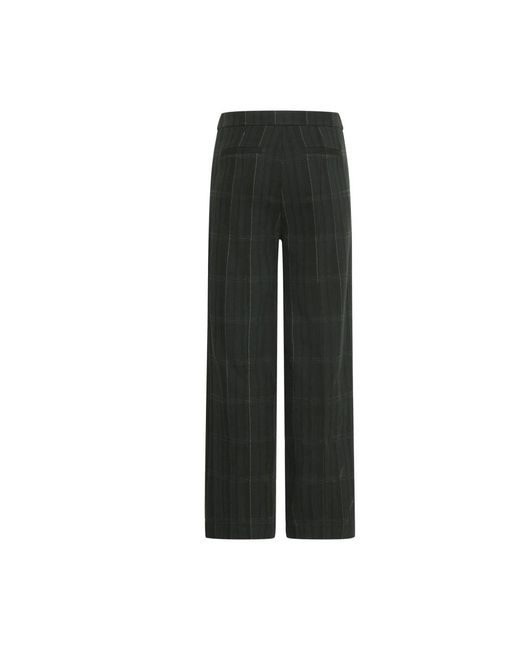 Ichi Gray Wide Trousers