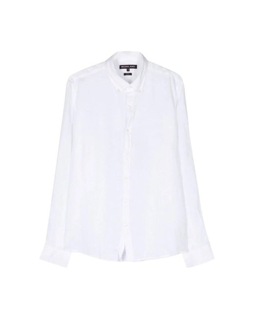 Michael Kors White Formal Shirts for men