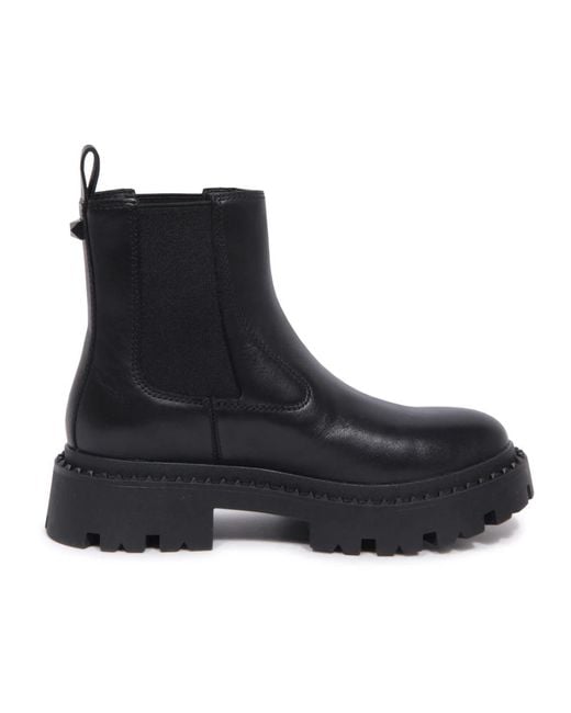 Ash Black Schwarze Genesis Stud Stiefeletten