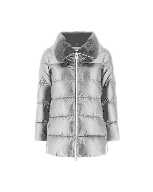 Herno Gray Down Jackets