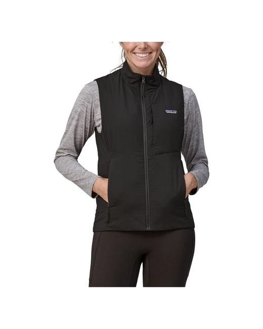 Patagonia Jassen ,Zwart ,Polyester Nano Air Light Vest in het Black
