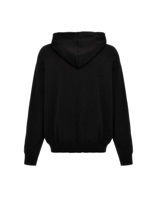 Moschino Hoodies & Sweatvesten ,Zwart ,Katoen Zwarte Hoodie Aw 24 in het Black voor heren