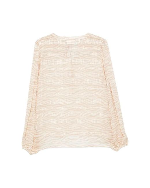 Mc2 Saint Barth Natural Blouses