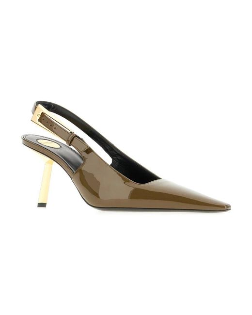 Saint Laurent Metallic High Heel Schuhe Für Frauen