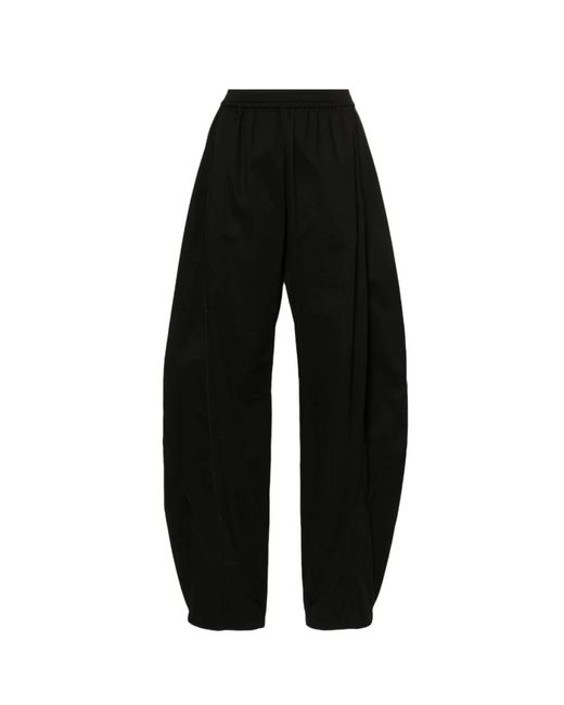 Alexander Wang Black Straight Trousers