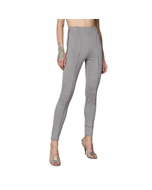 Patrizia Pepe Gray Skinny Trousers
