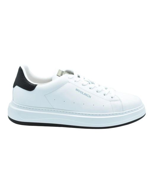 Woolrich Weiße Schnürsneaker Für Männer in White für Herren