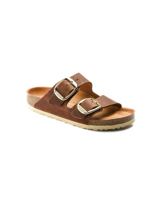 Birkenstock Brown Sliders