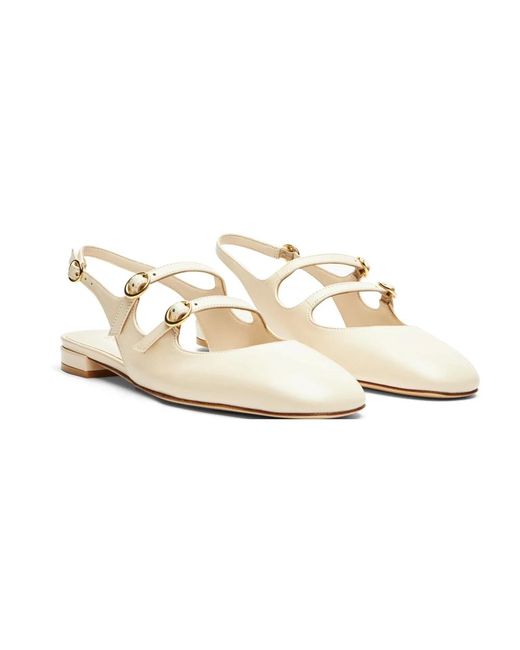 Stuart Weitzman Natural Benni Mj Slingback