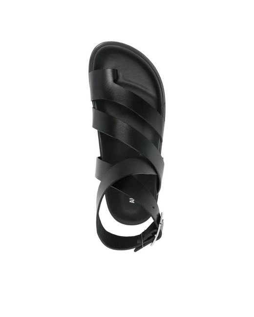 Alohas Black Flat Sandals