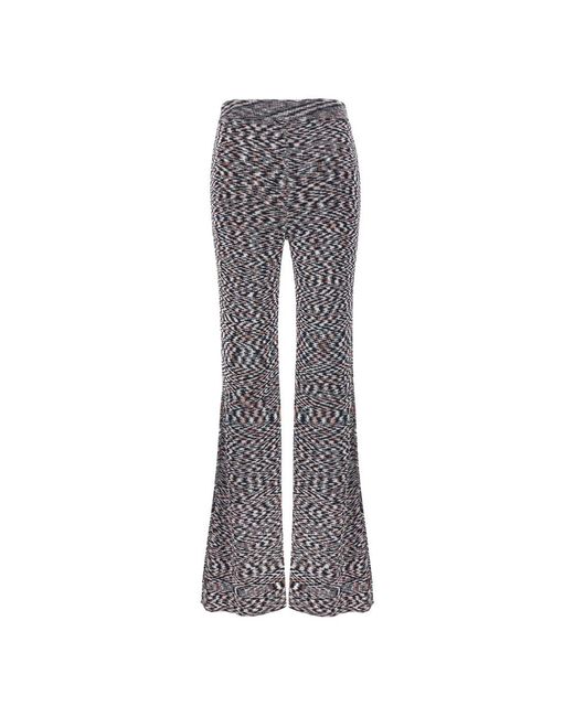 Wide Trousers Missoni de color Gray