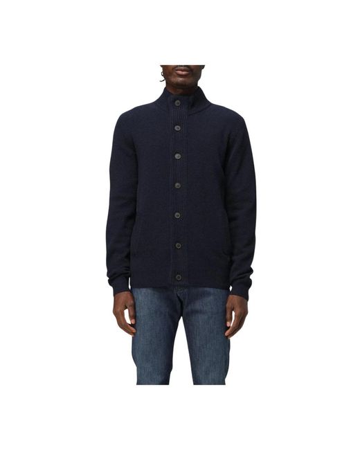 Barbour Truien & Vesten ,Blauw ,Buttoned Cardigan in het Blue voor heren