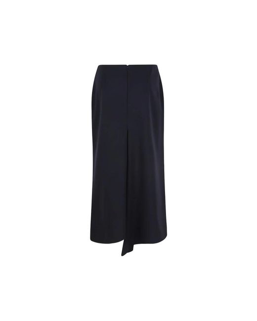 Victoria Beckham Blue Midi Skirts