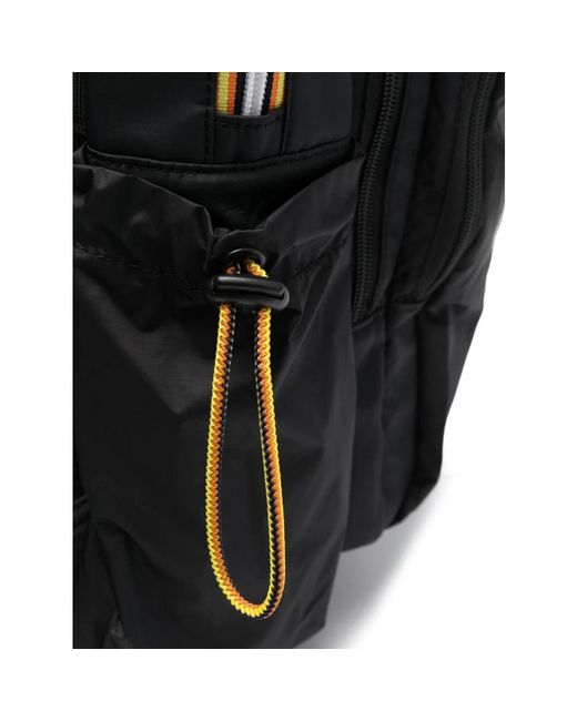 K-Way Black Backpacks for men