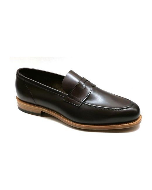 BERWICK  1707 Black Loafers for men
