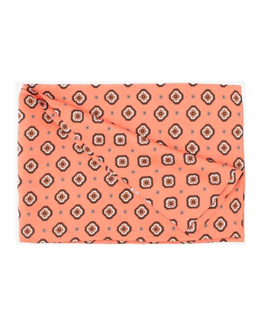 Alberto Biani Pink Silky Scarves