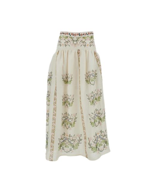 Agua Bendita Natural Maxi Skirts