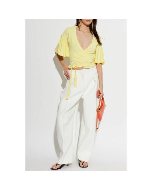 Jacquemus Paysan Top in het Yellow