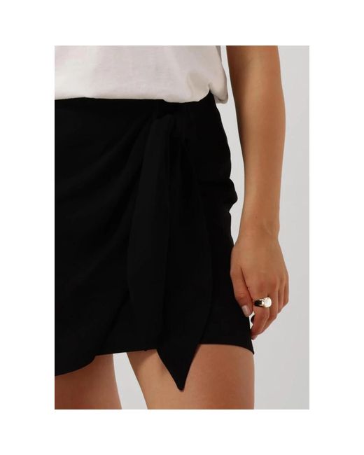 Alix The Label Black Kurzer Gewebter Rock Für Damen