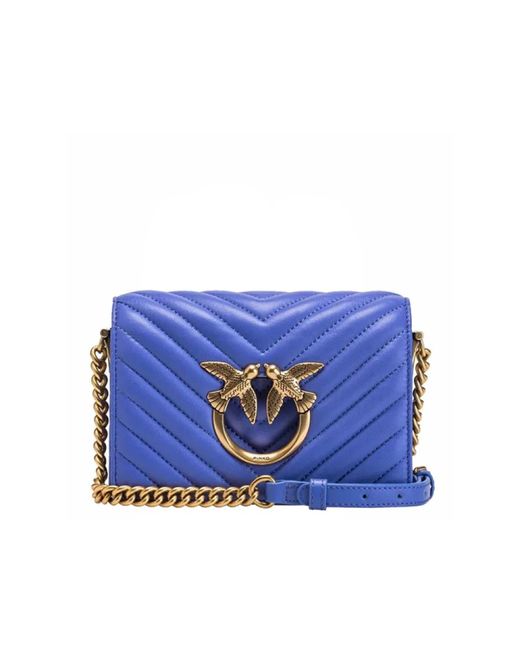 Pinko Blue Shoulder Bags