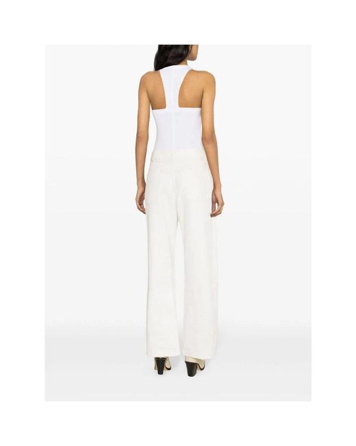 Isabel Marant White Sleeveless Tops
