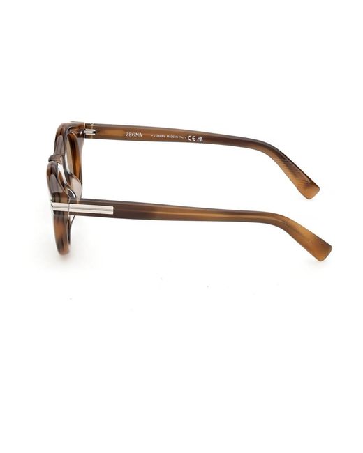 Zegna Metallic Sunglasses for men