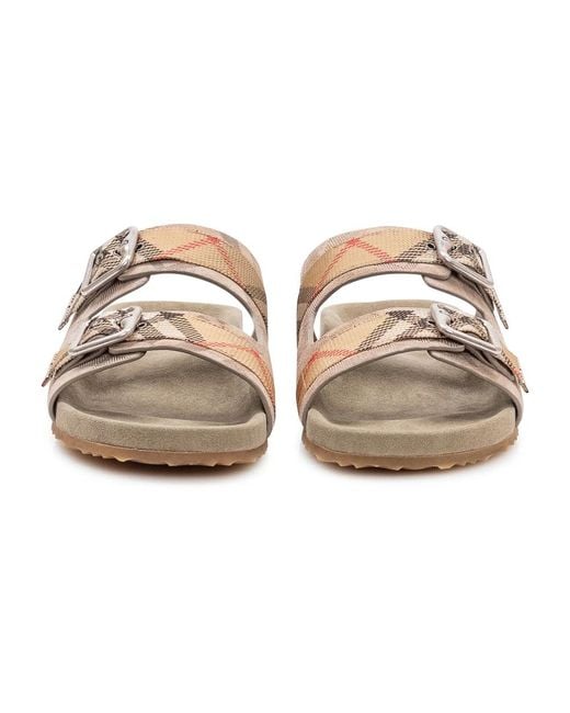 Burberry Pink Sliders for men