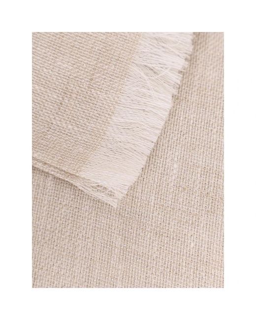 Brunello Cucinelli Natural Winter Scarves