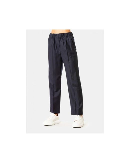 Straight Trousers Weekend by Maxmara de color Blue