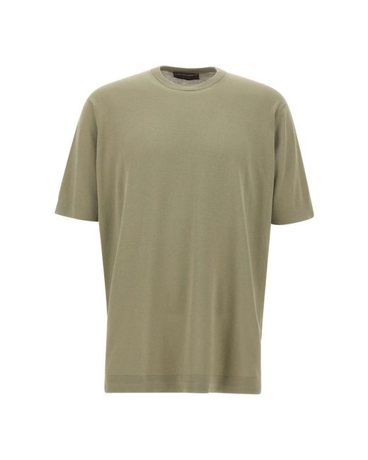FILIPPO DE LAURENTIIS Green Round-Neck Knitwear for men