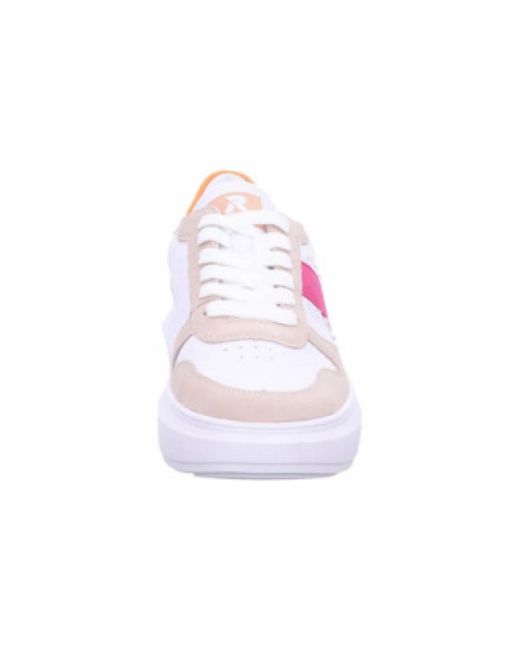 Rieker Moderne Damessneaker in het Pink