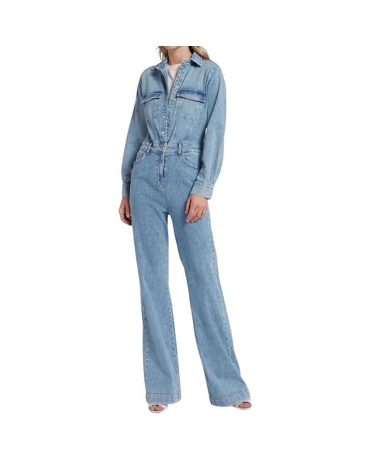 Cielo jumpsuit di 7 For All Mankind in Blue