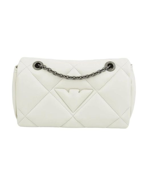 Emporio Armani White Stilvolle Handtasche Für Den Täglichen Gebrauch