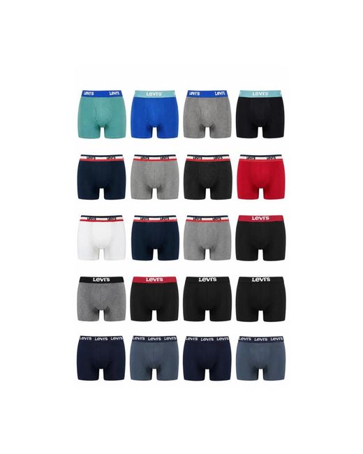 Levi's Verrassingsboxers 5-Pack in het Red voor heren
