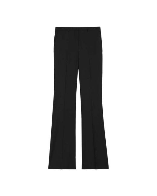 Theory Black Wide Trousers