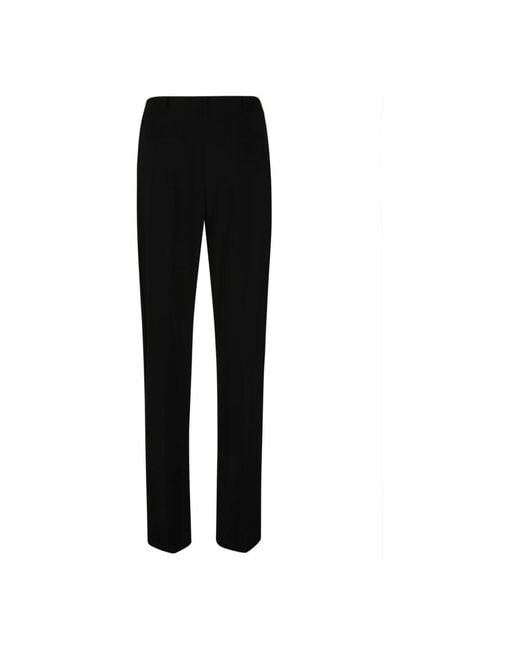 Elisabetta Franchi Black Straight Trousers