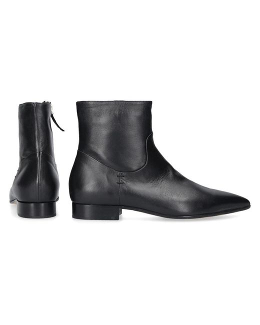 Pomme D'or Black Ankle Boots