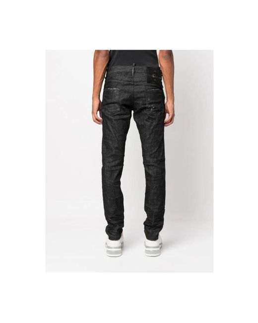 DSquared² Regular Fit Jeans in het Black voor heren