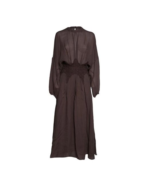 Bazar Deluxe Brown Maxi Dresses
