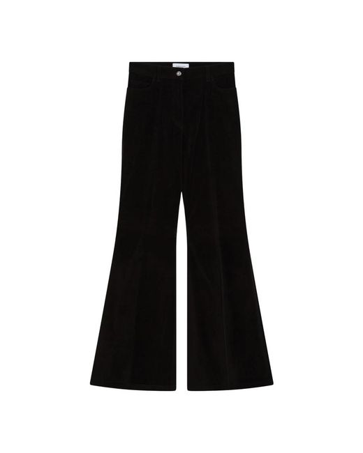 Ferragamo Black Wide Trousers