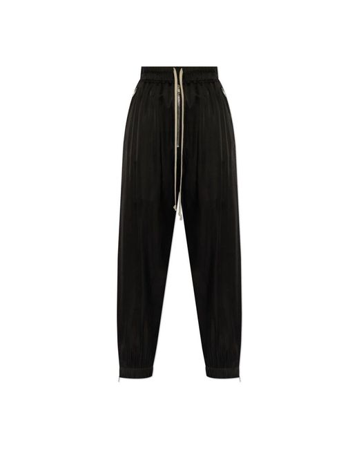 Wide Trousers Rick Owens en coloris Black