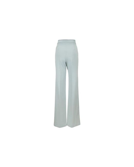 Elisabetta Franchi Blue Wide Trousers