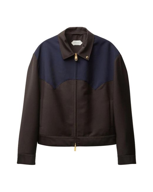Versace Black Light Jackets for men
