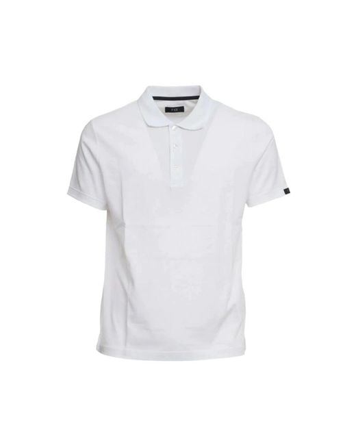 Fay White Polo Shirts for men
