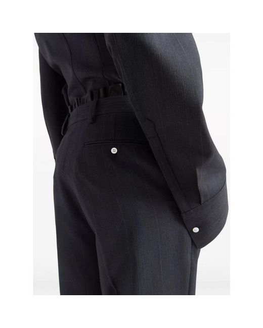 Prada Blue Suit Trousers for men
