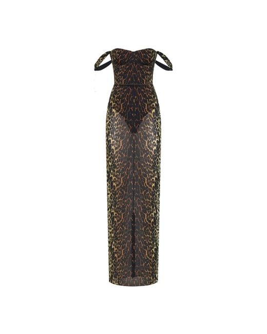 Alex Perry Brown Maxi Dresses