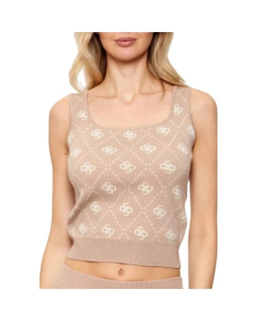 Guess Sarah Top in het Natural