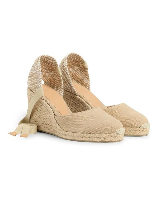 Castaner Metallic Wedges