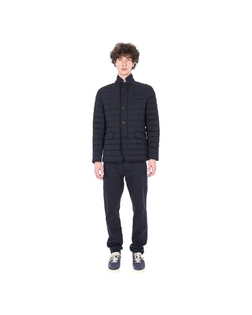 Moorer Blue Winter Jackets for men